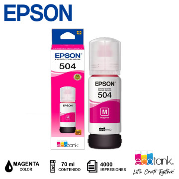 Tinta 504 Magenta EPSON - 70ml