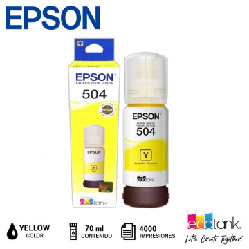 Tinta 504 Yelow EPSON - 70ml