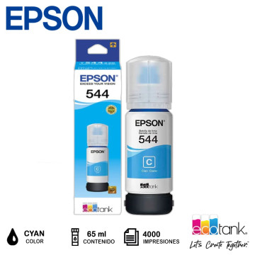 Tinta 544 Cyan EPSON - 65ml