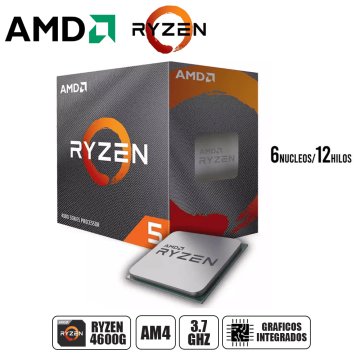 Procesador AMD Ryzen 4600G...