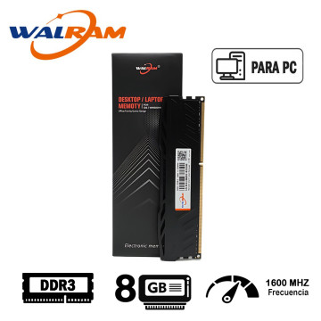 Memoria RAM 8GB DDR3 WALRAM...