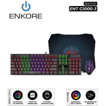 Kit Gamer ENKORE BRAVIO...