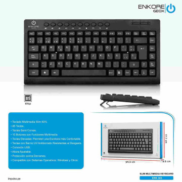 Teclado ENKORE Geox 64...