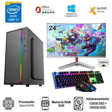 CPU Core i3  + Monitor 24...